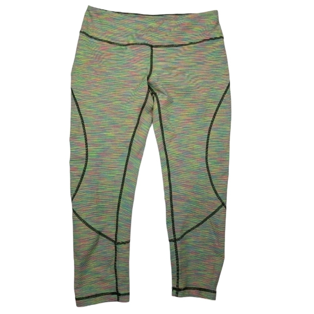 Zella Rainbow Multicolored Capri Leggings Small